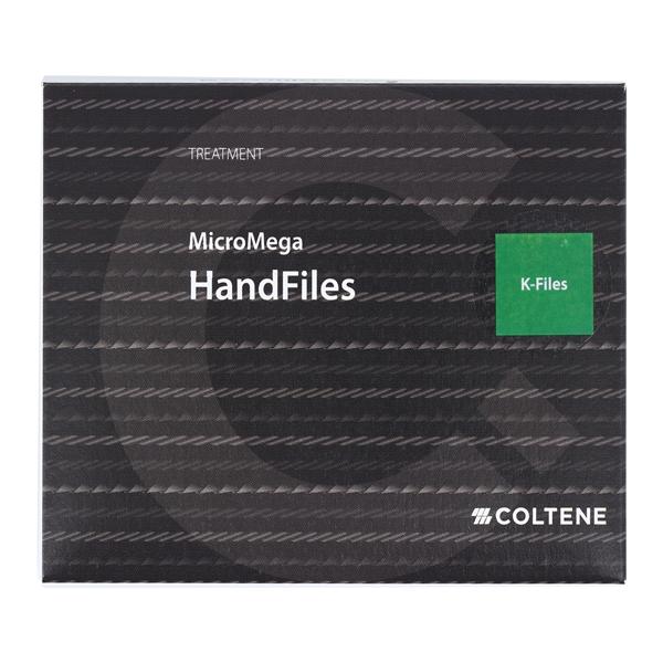 MicroMega K-File 21 mm Size #15 Stainless Steel 0.02 6/Pk
