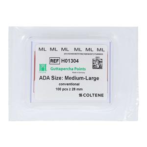 Hygenic Gutta Percha Points Medium / Large Pink 5Vls/Bx