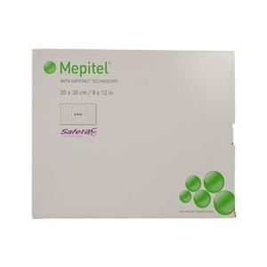 Mepitel Silicone/Mesh Wound Dressing 8x12" Sterile Non-Adherent White Absorbable