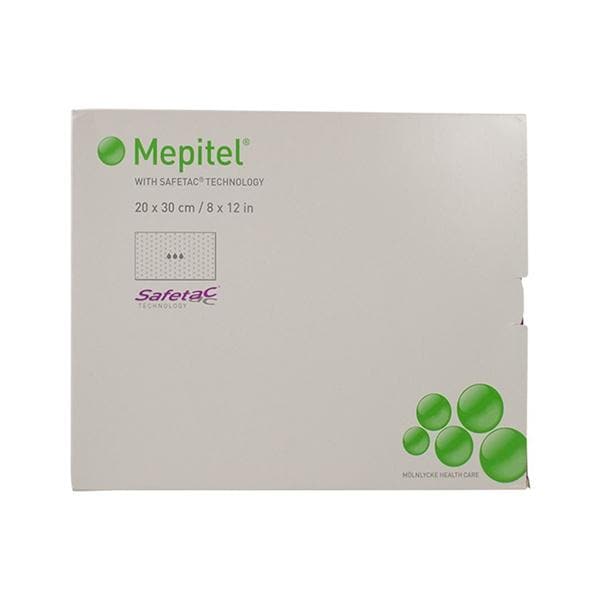 Mepitel Silicone/Mesh Wound Dressing 8x12" Sterile Non-Adherent White Absorbable