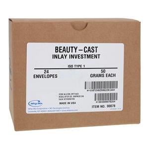 Beauty-Cast Inlay Investment Low Fusing Crown & Bridge Powder 24/Ca