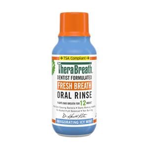 TheraBreath Icy Mint Mouthwash 3 oz 72/Ca