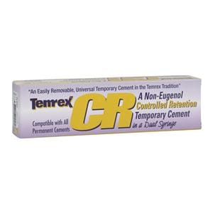 Temrex CR Zinc-Oxide Non-Eugenol Non-Eugenol Automix Cement White Syringe Kit Ea