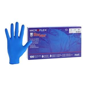 MICROFLEX UltraSense Nitrile Exam Gloves Small Blue Non-Sterile 100/Bx