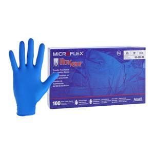 MICROFLEX UltraSense Nitrile Exam Gloves X-Small Blue Non-Sterile 100/Bx