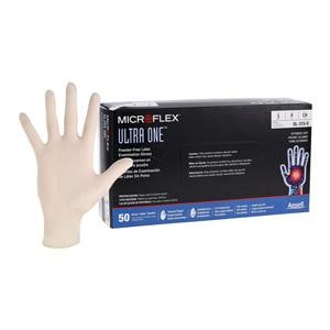 MICROFLEX Ultra One Exam Gloves Small Extended Natural Non-Sterile, 10 BX/CA