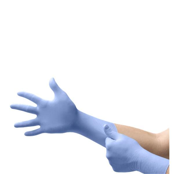 MICROFLEX FreeForm EC Nitrile Exam Gloves 2X-Large Blue Non-Sterile 50/Bx