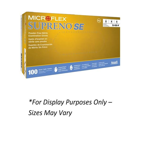 MICROFLEX Supreno SE Nitrile Exam Gloves X-Small Violet Blue Non-Sterile 100/Bx