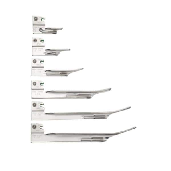 Laryngoscope Blade 0 Fiber Optic Reusable