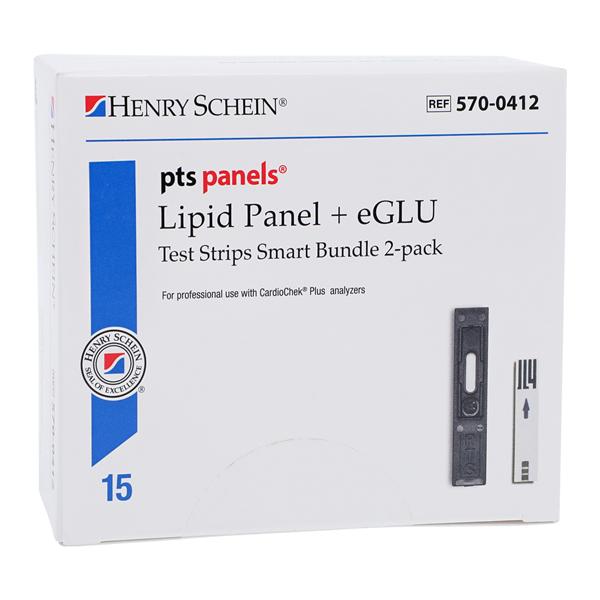 Pts Panels Lipid Panel/eGLU Test Kit CLIA Waived 2x15/Pk
