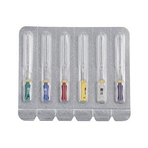 Maxima Hand K-File 25 mm Size 10-35 Assorted 6/Pk