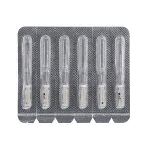 Maxima Hand Hedstrom Files 21 mm Size 45 Stnls Stl/Plstc Hndl White 6/Pk