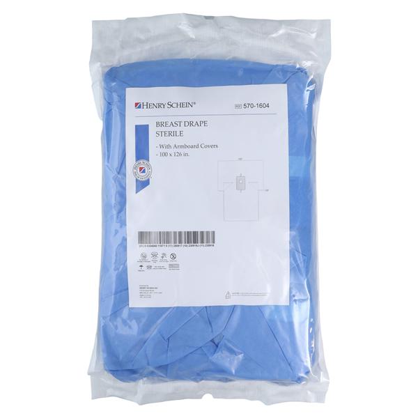 100x126" Sterile Breast Drape