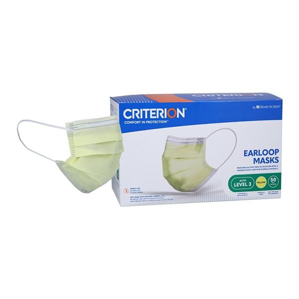 Criterion Mask ASTM Level 3 Yellow Adult 50/Bx