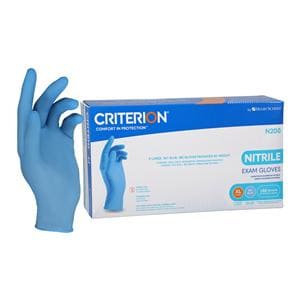 Criterion N200 Nitrile Exam Gloves X-Large Sky Blue Non-Sterile 180/Bx