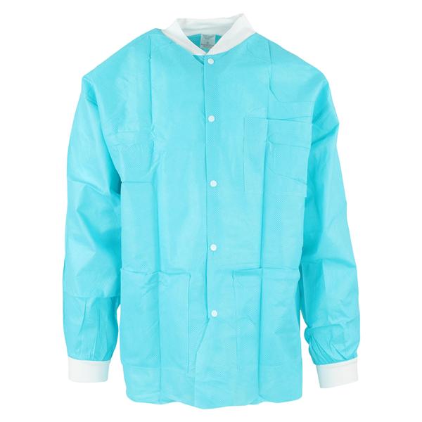 Criterion Protective Jacket SMS Small Teal 10/Pk