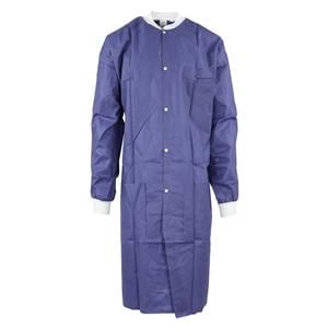 Criterion Protective Lab Coat SMS X-Large Blueberry 10/Pk