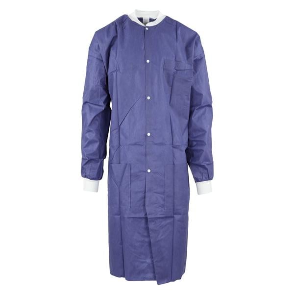 Criterion Protective Lab Coat SMS X-Large Blueberry 10/Pk