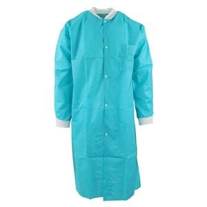Criterion Protective Lab Coat SMS X-Large Teal 10/Pk