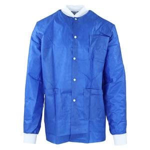 Criterion Protective Jacket SMS Large Ceil Blue 10/Pk