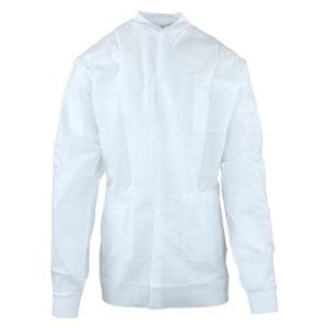 Criterion Protective Jacket SMS Large White 10/Pk
