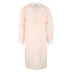 Criterion Protective Lab Coat SMS Small Light Pink 10/Pk