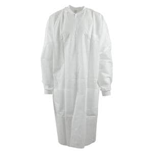 Criterion Protective Lab Coat SMS Small White 10/Pk