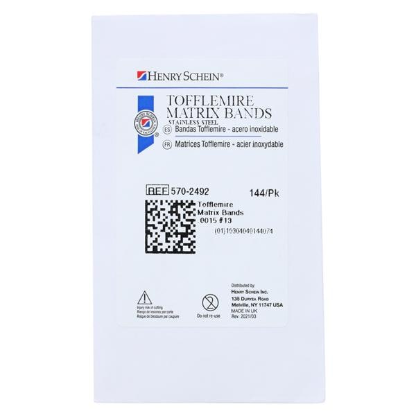 HO Bands 351210 Tofflemire Dead Soft Matrix Band - Henry Schein Dental - Foto 5