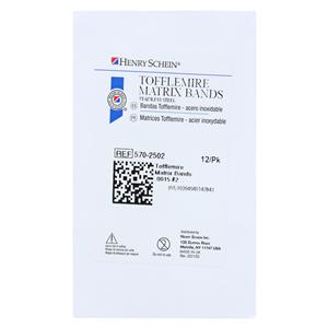 Tofflemire Matrix Band 0.0015 in 12/Pk