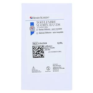 Tofflemire Matrix Bands 0.002 in 2 12/Pk