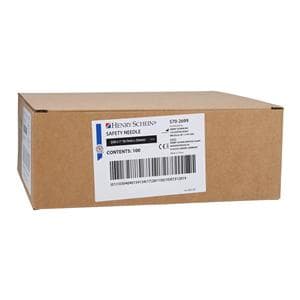 Safety Needle 22gx1" Black Safety Shield 100/Bx, 8 BX/CA