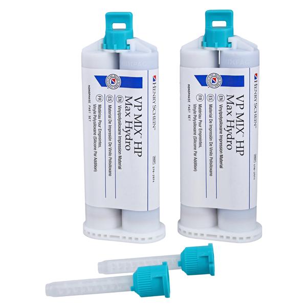 VP Mix HP Max Hydro Impression Material Cartridge Fst Set Monophs Intro Kit 2/Pk