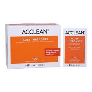 Acclean Floss Threader 10/Package 1000/Bx