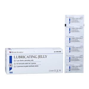 Henry Schein Lubricating Jelly 3gm Packet 144/Bx, 6 BX/CA