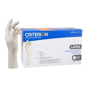 Criterion Latex Surgical Gloves 6 Natural 50Pr/Bx, 4 BX/CR
