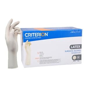 Criterion Latex Surgical Gloves 8 Natural 50Pr/Box