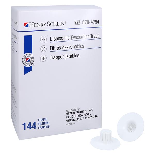 Disposable Evacuation Trap #6200-C 144/Bx