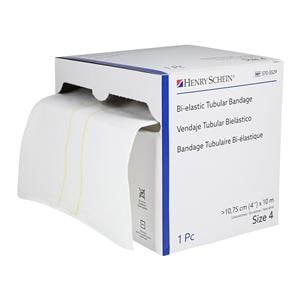 Tubular Bandage Viscose/Polyamide/Elastane 4"x11yd White Non-Sterile Ea