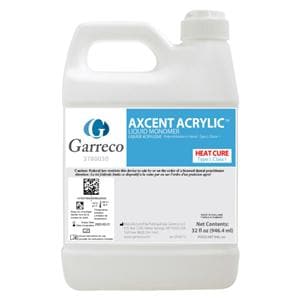 Axcent Denture Resin Denture Base Repair Resin Heat Cure #1 32oz/Ea