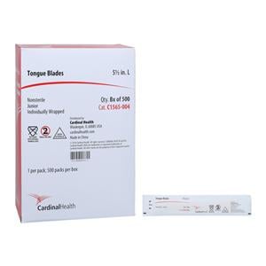 Tongue Depressor 5.5 in Non Sterile Junior 500/Bx
