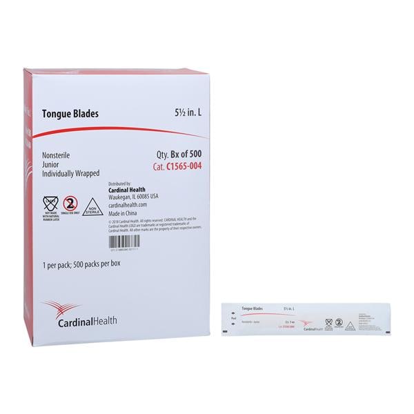 Tongue Depressor 5.5 in Non Sterile Junior 500/Bx