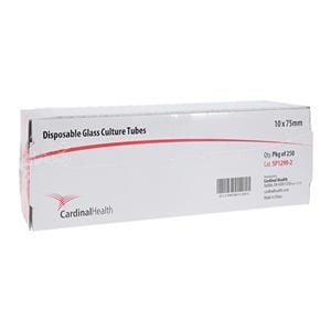 Culture Tube Borosilicate Glass 10x75mm Non-Sterile 1000/Ca