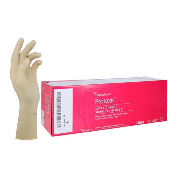 Protexis Classic Latex Surgical Gloves 7 Cream 50/Bx