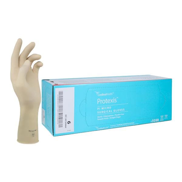 Protexis PI Micro Synthetic Polyisoprene Surgical Gloves 6 Cream 50/Bx, 4 BX/CA
