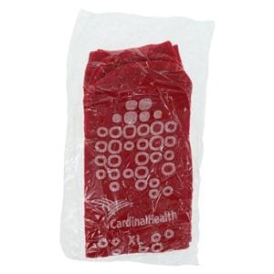 Patient Slippers Cotton/Terry In Red X-Large 48/Ca