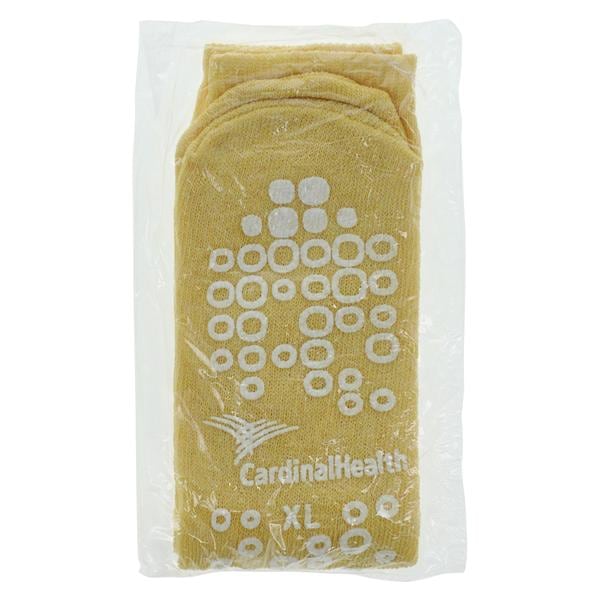 Patient Slippers Cotton/Terry In Yellow X-Large 48/Ca