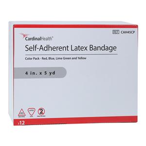 Bandage Elastic 4x5yd Colorpack Non-Sterile 12/Bx, 6 BX/CA