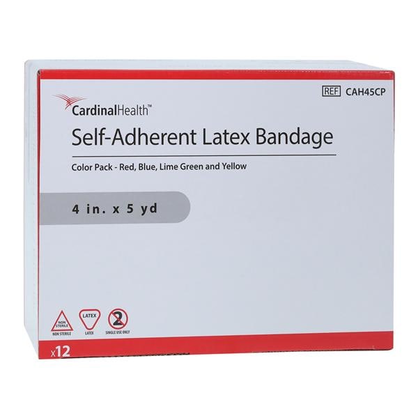 Bandage Elastic 4x5yd Colorpack Non-Sterile 12/Bx, 6 BX/CA
