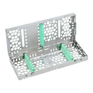 Cassette 100% Stainless Steel Small Green 5 Instruments Each