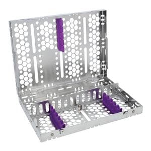 Cassette 100% Stainless Steel Medium Blue 10 Instruments Each